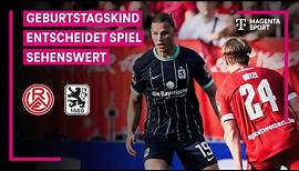 Rot-Weiss Essen - TSV 1860 München, Highlights mit Live-Kommentar | 3. Liga | MAGENTA SPORT