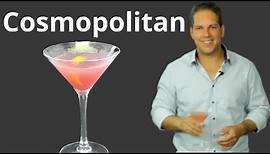 Das Cosmopolitan Cocktail Rezept - ein Cocktail mit Wodka - Cocktails selber machen