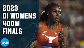 Women's 400m final - 2023 NCAA outdoor track and field championships