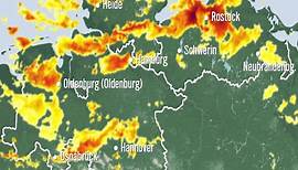 Regenradar für Norddeutschland