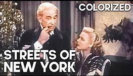 Streets of New York | COLORIZED | Jackie Cooper | Action | Classic Movie