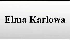 Elma Karlowa