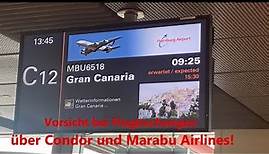 Vorsicht bei Flugbuchungen über Condor und Marabu Airlines!