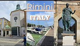 RIMINI ITALY - Virtual walking tour around the city | 4K Tour | Capital of Province of Rimini