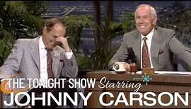 Bob Newhart and Johnny Interrupt Each Other | Carson Tonight Show