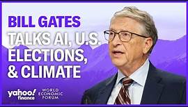 Bill Gates on climate change: First on Yahoo Finance at Davos
