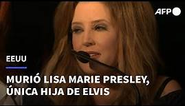 Lisa Marie Presley, hija de Elvis, murió a los 54 años | AFP