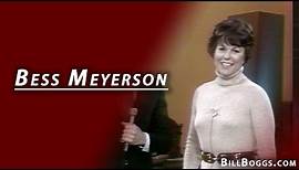 Bess Meyerson Interview with Bill Boggs