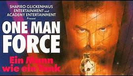 ONE MAN FORCE - Trailer (1989, Deutsch/German)