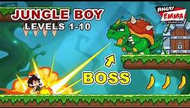 Jungle Boy - Levels 1-10 + BOSS (Android Gameplay)
