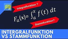 Integralfunktion, Stammfunktion - Unterschied | Mathe by StudyAbi