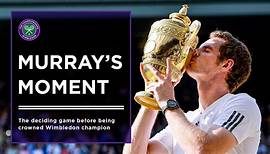 Andy Murray's Final Game vs Novak Djokovic Before Being Crowned Wimbledon Champion 🏆