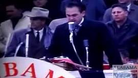 George Wallace "Segregation Forever" Speech
