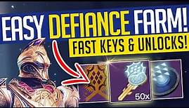 Destiny 2 | EASY DEFIANCE FARM! How To Get Defiance Keys, Best Upgrades & Bonus Rewards! - Season 20