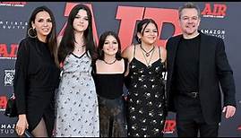 Matt Damon Makes RARE Appearance With Wife and Three Daughters