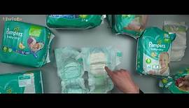 Wie groß sind Pampers Baby Dry Größe 8 wirklich - Vergleich mit der alten Größe 6 | kiwisto Clips