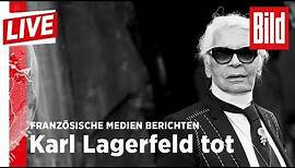Modezar Karl Lagerfeld gestorben