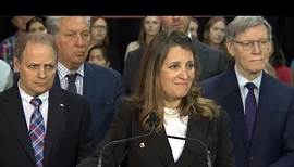 Finance Minister Chrystia Freeland highlights child-care affordability measures – March 28, 2024