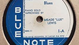 Meade "Lux" Lewis - Melancholy / Solitude