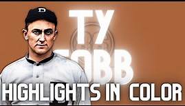 Ty Cobb in Full Color | Highlight Reel