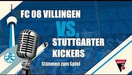 16. Spieltag Oberliga BW 22/23 FC 08 Villingen - Stuttgarter Kickers Stimmen zum Spiel und die Tore