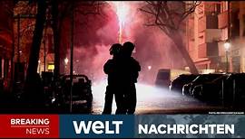BERLIN: Silvester-Ausschreitungen! Böller und Raketen auf Polizei! Über 300 Festnahmen | WELT LIVE