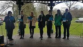 North Bromsgrove High School pupils perform at Bromsgrove's Holocaust Memorial Day commemoration