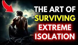 Stoicism in Extreme Isolation: Surviving the Solitude (MUST WATCH) How To Deal With Loneliness