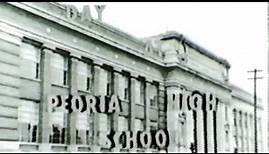 A Day in a Student's Life at Peoria High School 1955 - Peoria, Illinois