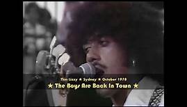Thin Lizzy - The Boys Are Back In Town (★ HD, ★ Better Quality) - Live @ Sydney Opera House - 1978