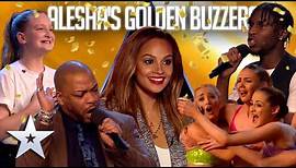 Alesha Dixon's GOLDEN BUZZER auditions! | Britain's Got Talent