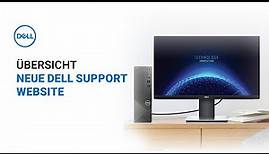 Dell Support-Website im Überblick