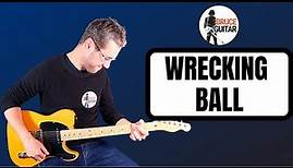 Bruce Springsteen - Wrecking Ball guitar lesson