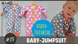 "Baby-Jumpsuit/ Einteiler" ganz einfach selber Nähen DIY-Näh-Tutorial