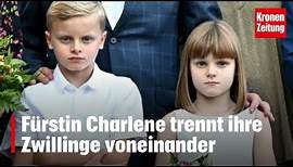 Fürstin Charlene trennt ihre Zwillinge voneinander | krone.tv NEWS