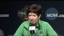 Muffet McGraw's passionate answer about women in leadership