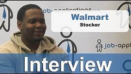 Walmart Interview - Stocker 2