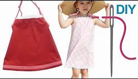 Schnittmuster Kinderkleid nähen für Anfänger – DIY Trägerkleid, Sommerkleid „Sara“