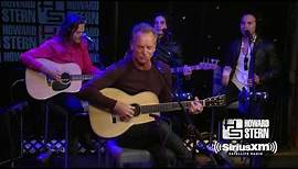 Sting "Message in a Bottle" Live on the Howard Stern Show