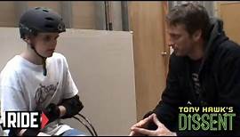 Blind Skater Tommy Carroll Interviewed by Tony Hawk- Dissent