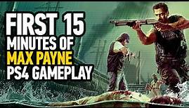 Max Payne PS4 Gameplay - First 15 Minutes (PS4 Version - 1080p)