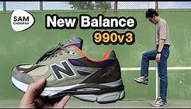 New Balance 990v3 Teddy Santis Tan Orange Made In USA Unboxing (On Feet)