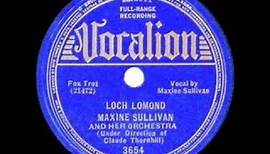 1937 HITS ARCHIVE: Loch Lomond - Maxine Sullivan