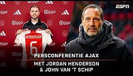 PRESENTATION JORDAN HENDERSON at Ajax 🔴⚪️ | Press conference Ajax - RKC 🎙️
