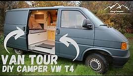 Van Roomtour - DIY Camper Selbstausbau VW T4