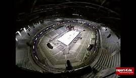 Ungewöhnliche Perspektive auf 7 Events in 90 Sekunden in der Lanxess Arena