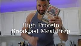 High protein breakfast meal prep!! 👨🏽‍🍳💪🏽 #mealprep #pancakes #kodiakcakes