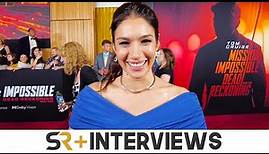 Mariela Garriga Talks Mission: Impossible - Dead Reckoning Part One On The Red Carpet