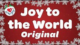 Joy to the World Original with Lyrics Christmas Song