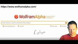 2 Minute Quickie - Calculate an Integral in Wolfram Alpha